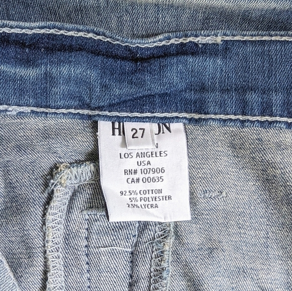 🇺🇸 NWT Hudson Stark Moto Jeans Made In USA - Picture 10 of 11